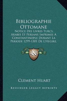 Book cover for Bibliographie Ottomane