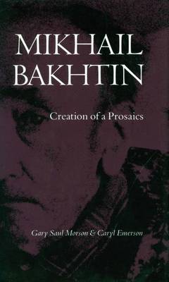 Book cover for Mikhail Bakhtin