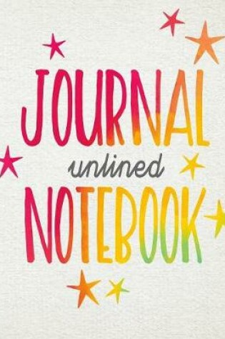 Cover of Journal Notebook Unlined