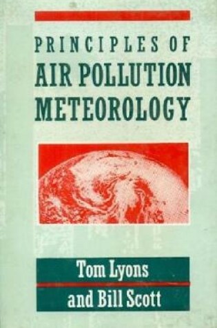 Cover of Principles of Air Pollution Meteorology