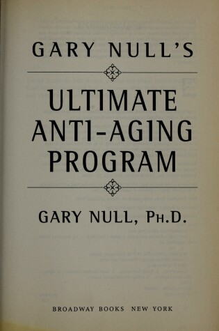 Cover of Gary Null's Ultimate Anti-Aging Program