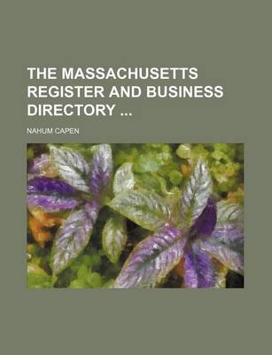 Book cover for The Massachusetts Register and Business Directory