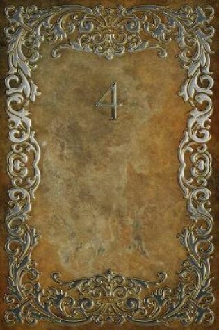 Cover of Monogram "4" Notebook