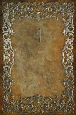 Cover of Monogram "4" Notebook
