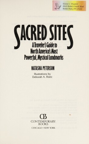 Book cover for Sacred Sites