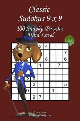 Cover of Classic Sudoku 9x9 - Hard Level - N°10