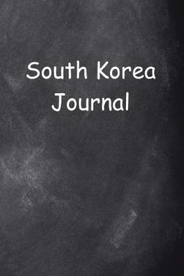 Cover of South Korea Journal Chalkboard Design