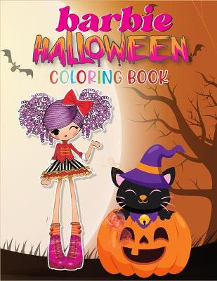 Book cover for Barbie Halloween Coloring Book