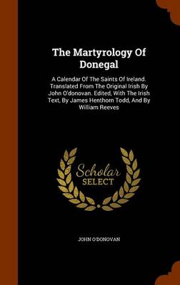 Book cover for The Martyrology of Donegal