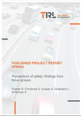 Book cover for Perceptions of safety: findings from focus groups