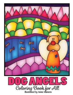 Book cover for Dog Angels Coloring Book for All