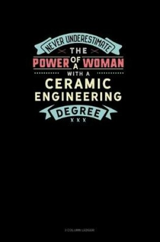 Cover of Never Underestimate The Power Of A Woman With A Ceramic Engineering Degree