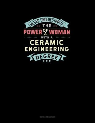 Book cover for Never Underestimate The Power Of A Woman With A Ceramic Engineering Degree