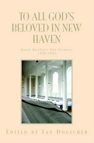 Cover of To All God's Beloved in New Haven