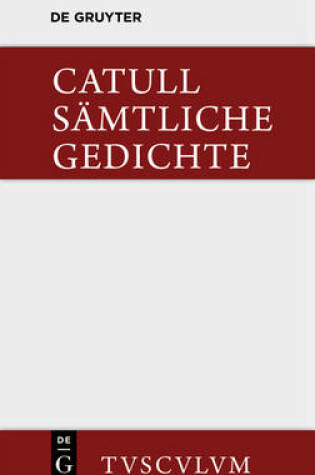 Cover of Samtliche Gedichte
