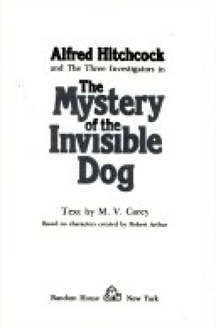 Cover of Htck Mys Invsbl Dog-Pa