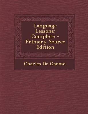 Book cover for Language Lessons