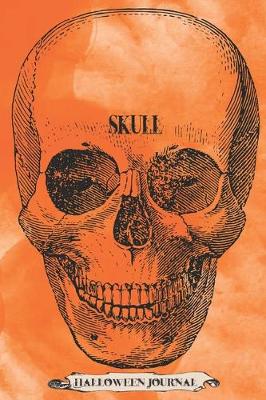 Book cover for Skull Halloween Journal