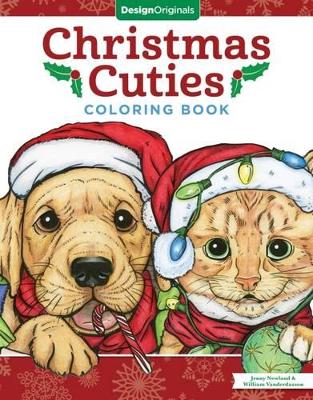 Book cover for Christmas Cuties Coloring Book