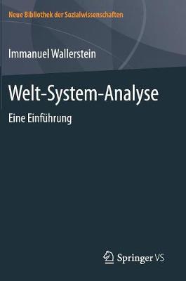 Book cover for Welt-System-Analyse
