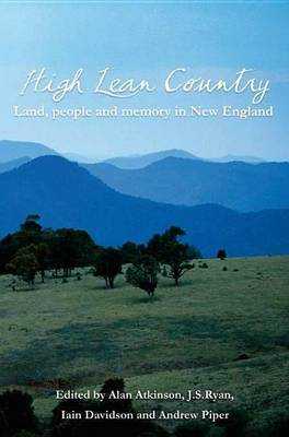 Book cover for High Lean Country: Land, People and Memory in New England