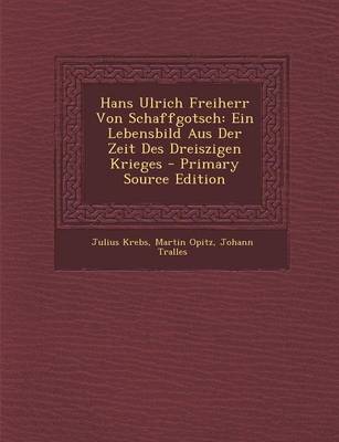 Book cover for Hans Ulrich Freiherr Von Schaffgotsch