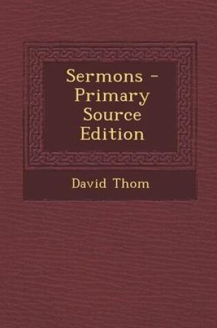 Cover of Sermons