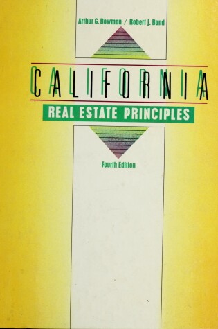 Cover of California Real Estate Principles
