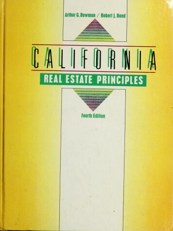 Book cover for California Real Estate Principles