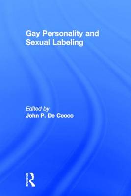 Book cover for Gay Personality And Sexual Labeling