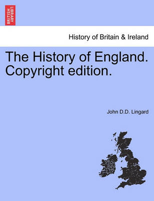 Book cover for The History of England. Copyright Edition.