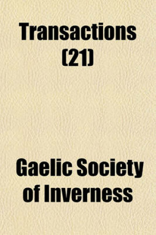 Cover of Transactions Volume 21