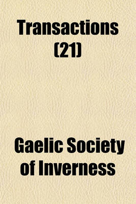 Book cover for Transactions Volume 21