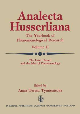 Book cover for The Later Husserl and the Idea of Phenomenology