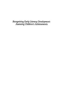 Book cover for Recognising Early Literacy Development