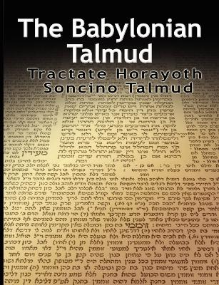 Book cover for The Babylonian Talmud