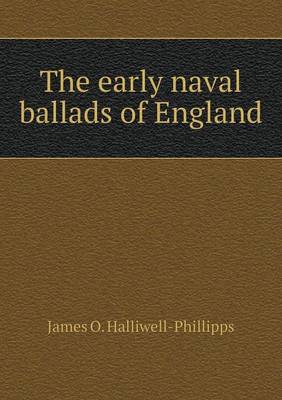 Book cover for The early naval ballads of England