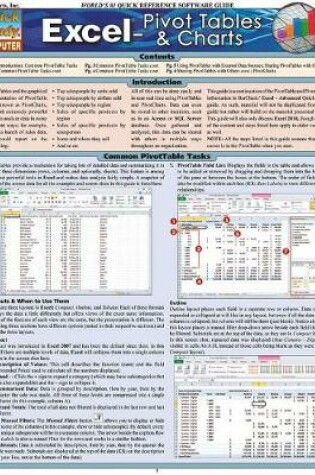 Cover of Excel: Pivot Tables & Charts