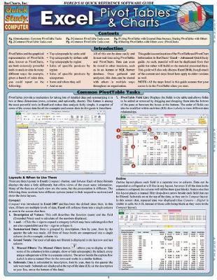 Book cover for Excel: Pivot Tables & Charts