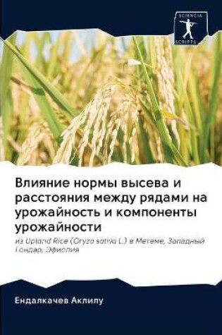 Cover of Влияние нормы высева и расстояния между р&#110