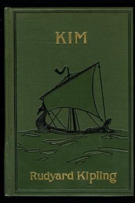 Book cover for KIM Annotated and Illustrated by Rudyard Kipling