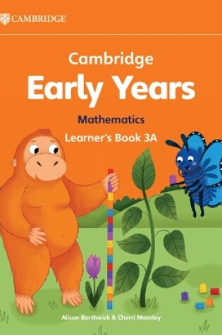 Cover of Cambridge Early Years Mathematics Learner's Book 3A