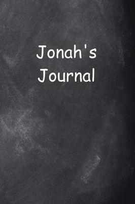 Book cover for Jonah Personalized Name Journal Custom Name Gift Idea Jonah