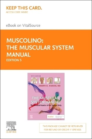 Cover of The Muscular System Manual - Elsevier eBook on Vitalsource (Retail Access Card)