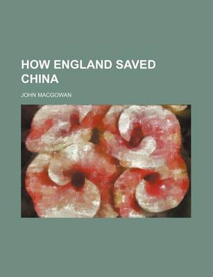 Cover of How England Saved China