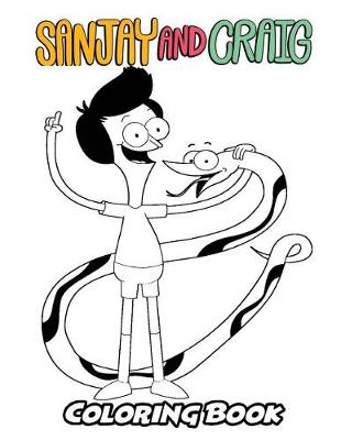 Book cover for Sanjay and Craig Coloring Book