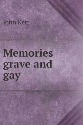 Cover of Memories grave and gay