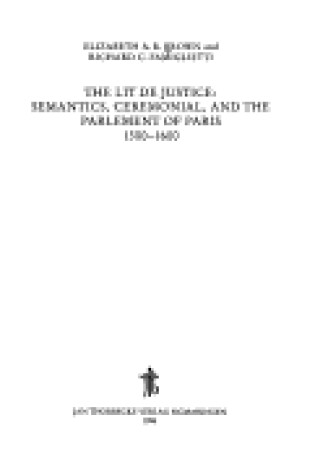 Cover of The Lit de Justice