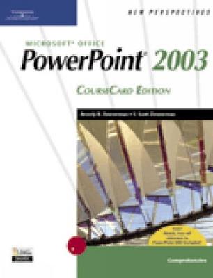 Book cover for New Perspectives on Microsoft Office PowerPoint 2003, Comprehensive, CourseCard Edition