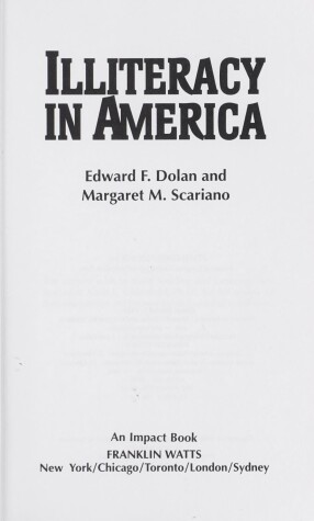 Cover of Illiteracy in America